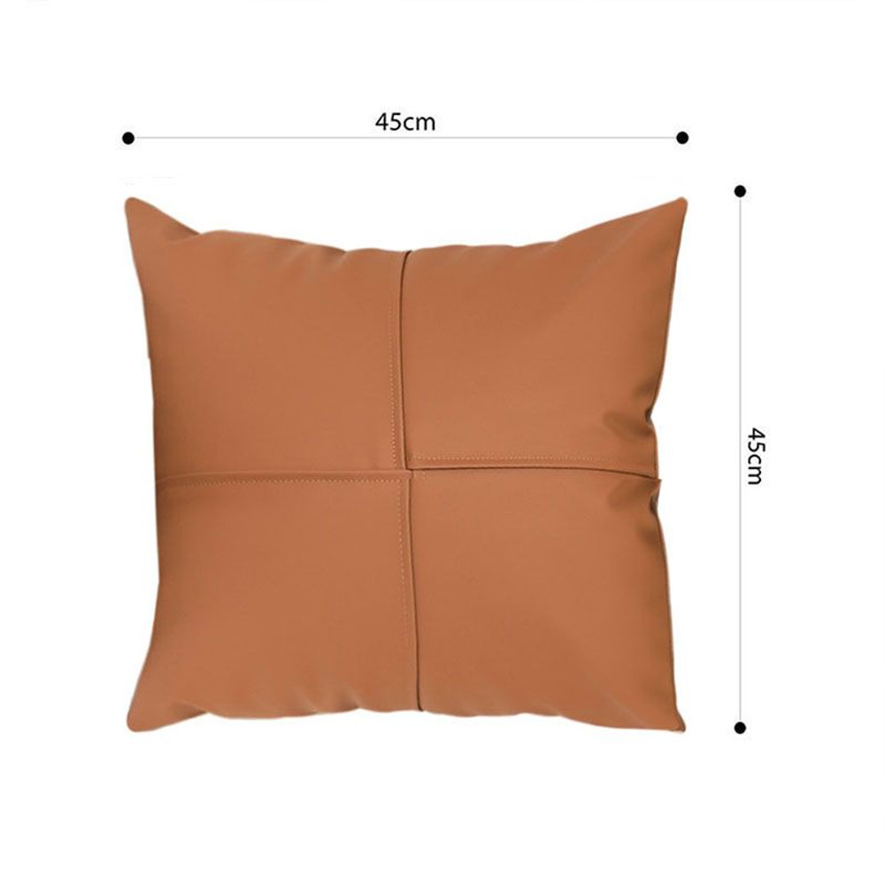 SOGA 2X 45cm Modern Terracotta Solid Color Textured Pillowcase 4