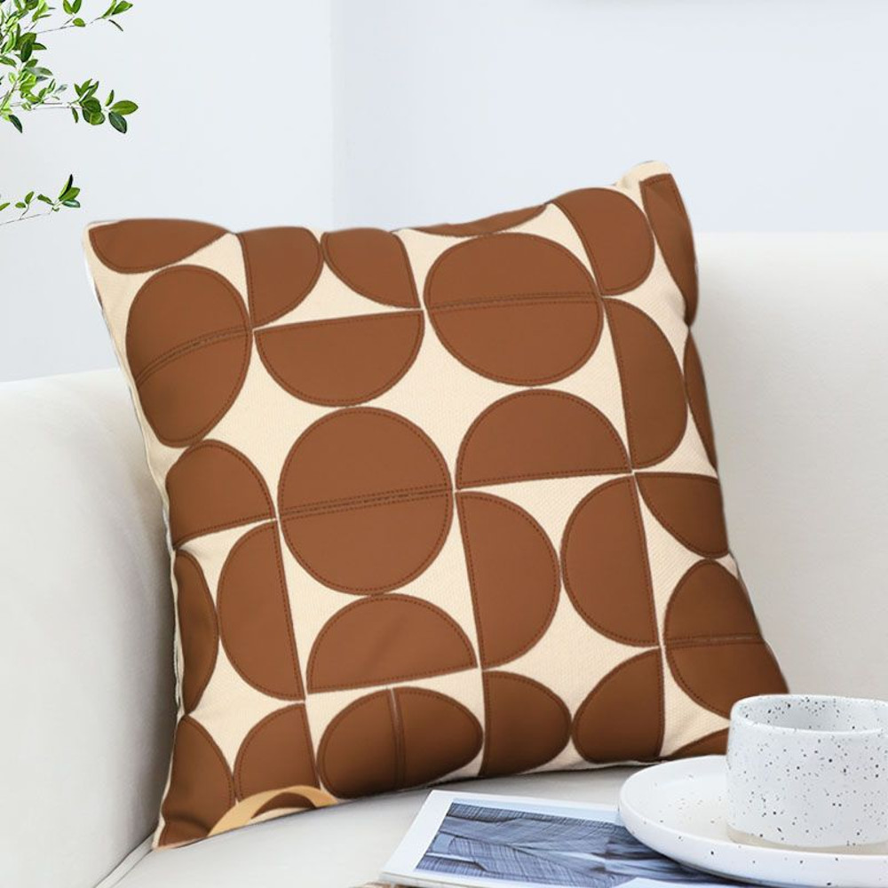 SOGA 2X 45cm Retro Geometric Circle Pillowcase 2