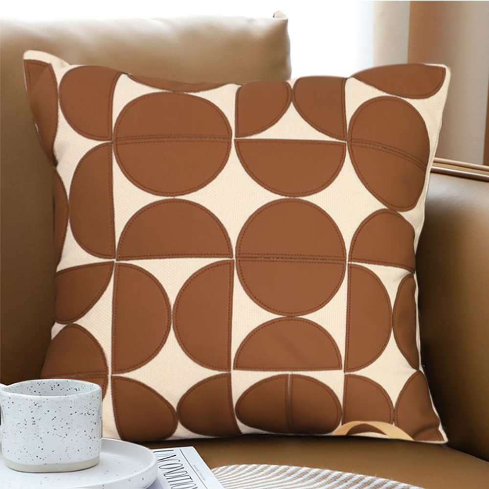 SOGA 2X 45cm Retro Geometric Circle Pillowcase 3