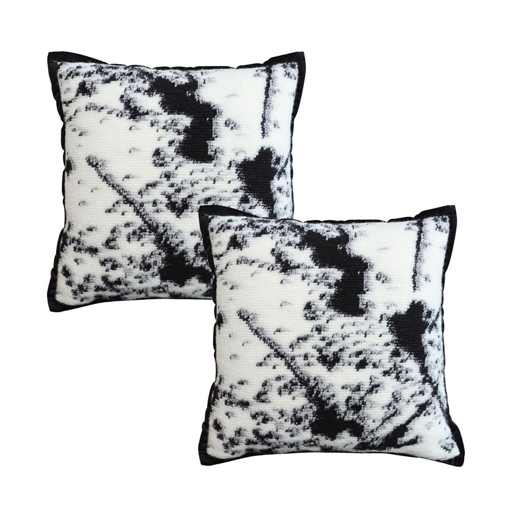 SOGA 2X 45cm Cow Print Pillowcase 1