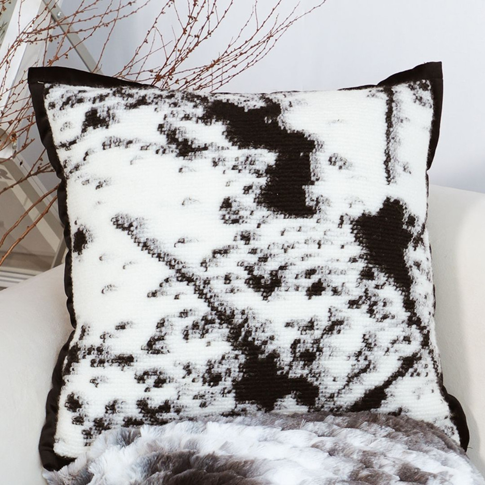 SOGA 2X 45cm Cow Print Pillowcase 0