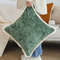 SOGA 2X 45cm Emerald Velvet Fringe Pillowcase 6