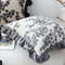 SOGA 2X 45cm Gray Floral With Ruffle Trim 3