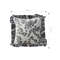 SOGA 2X 45cm Gray Floral With Ruffle Trim 5