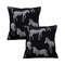 SOGA 2X 45cm Wildlife Zebra Scene Decorative Pillow Cover 1