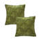 SOGA 2X 45cm Textured Olive Green Accent Pillow Cover 1