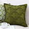 SOGA 2X 45cm Textured Olive Green Accent Pillow Cover 3