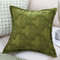 SOGA 2X 45cm Textured Olive Green Accent Pillow Cover 0