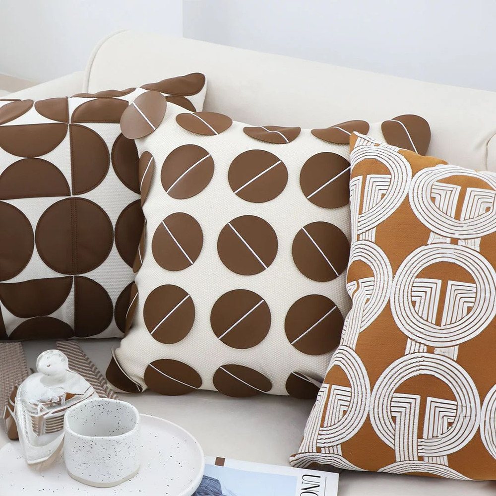 SOGA 2X 45cm MidCentury Dot Pattern Pillow Cover 6