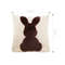 SOGA 2X 45cm Bunny Silhouette Pillowcase 4