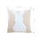 SOGA 2X 45cm White Bunny Pillowcase 4