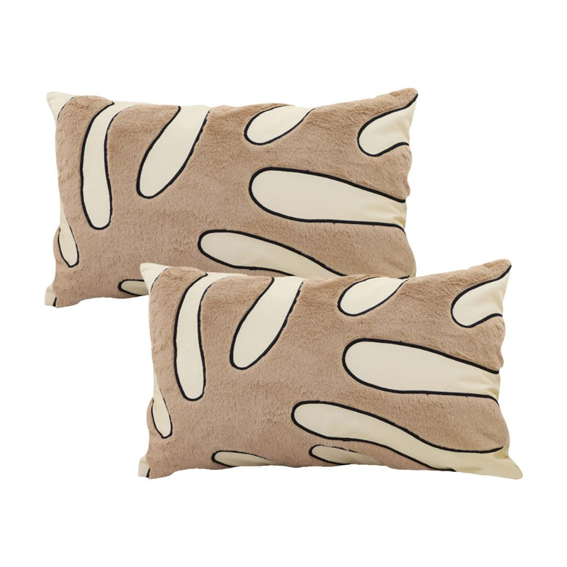 SOGA 2X 38x60cm Coral Branch Pillowcase Beige 5