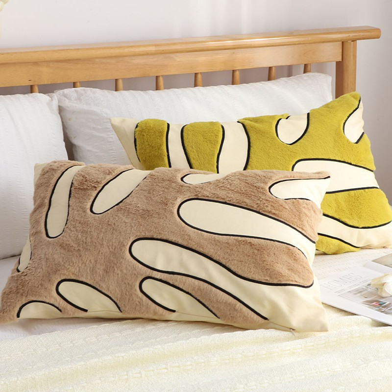 SOGA 2X 38x60cm Coral Branch Pillowcase Beige 1