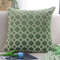 SOGA 2X 45cm Geometric Lattice Pillowcase Green 0