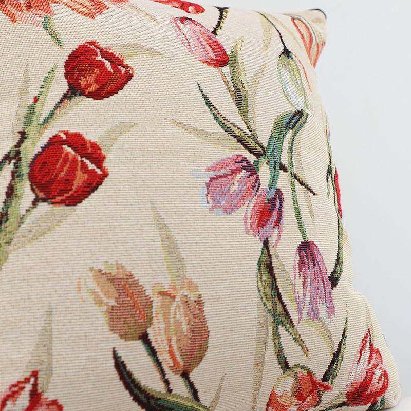 SOGA 2X 45cm Botanical Floral Pillowcase Light 2