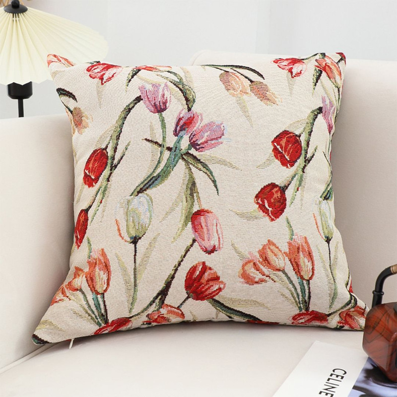 SOGA 2X 45cm Botanical Floral Pillowcase Light 0