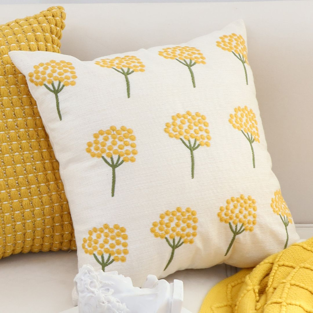 SOGA 2X 45cm Sunny Dandelion Print Pillow Cover 4