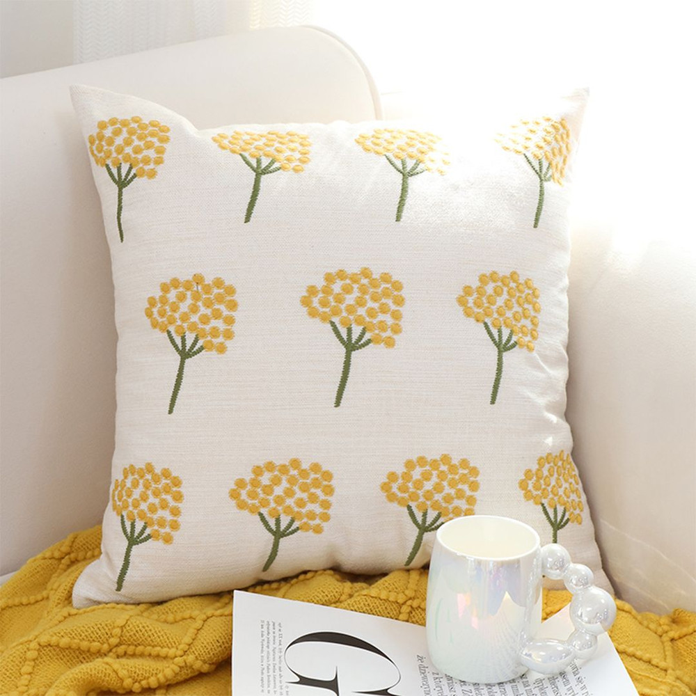 SOGA 2X 45cm Sunny Dandelion Print Pillow Cover 0