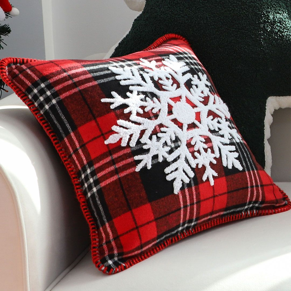 SOGA 2X 45cm Holiday Snowflake Pillowcase 2