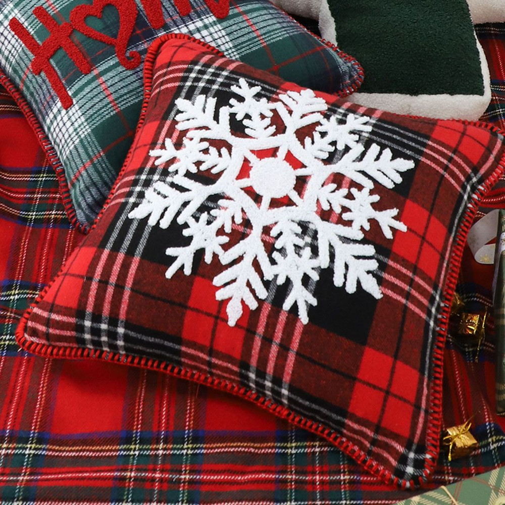 SOGA 2X 45cm Holiday Snowflake Pillowcase 5