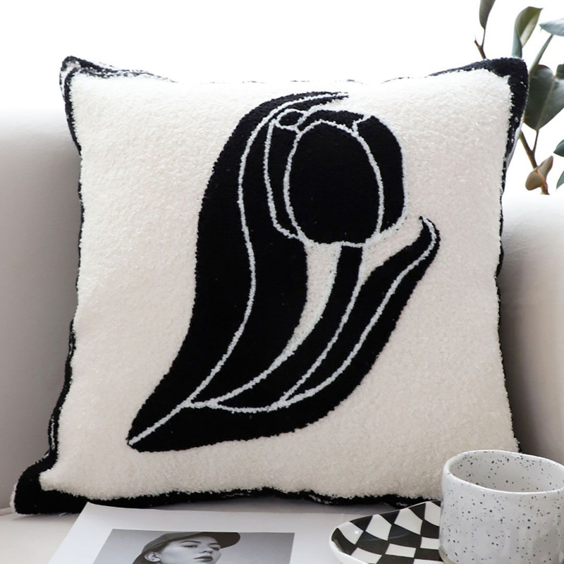 SOGA 2X 45cm Abstract Swan Pillowcase 2