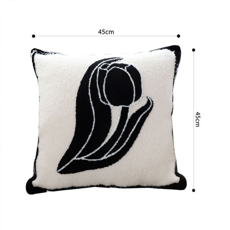 SOGA 2X 45cm Abstract Swan Pillowcase 4