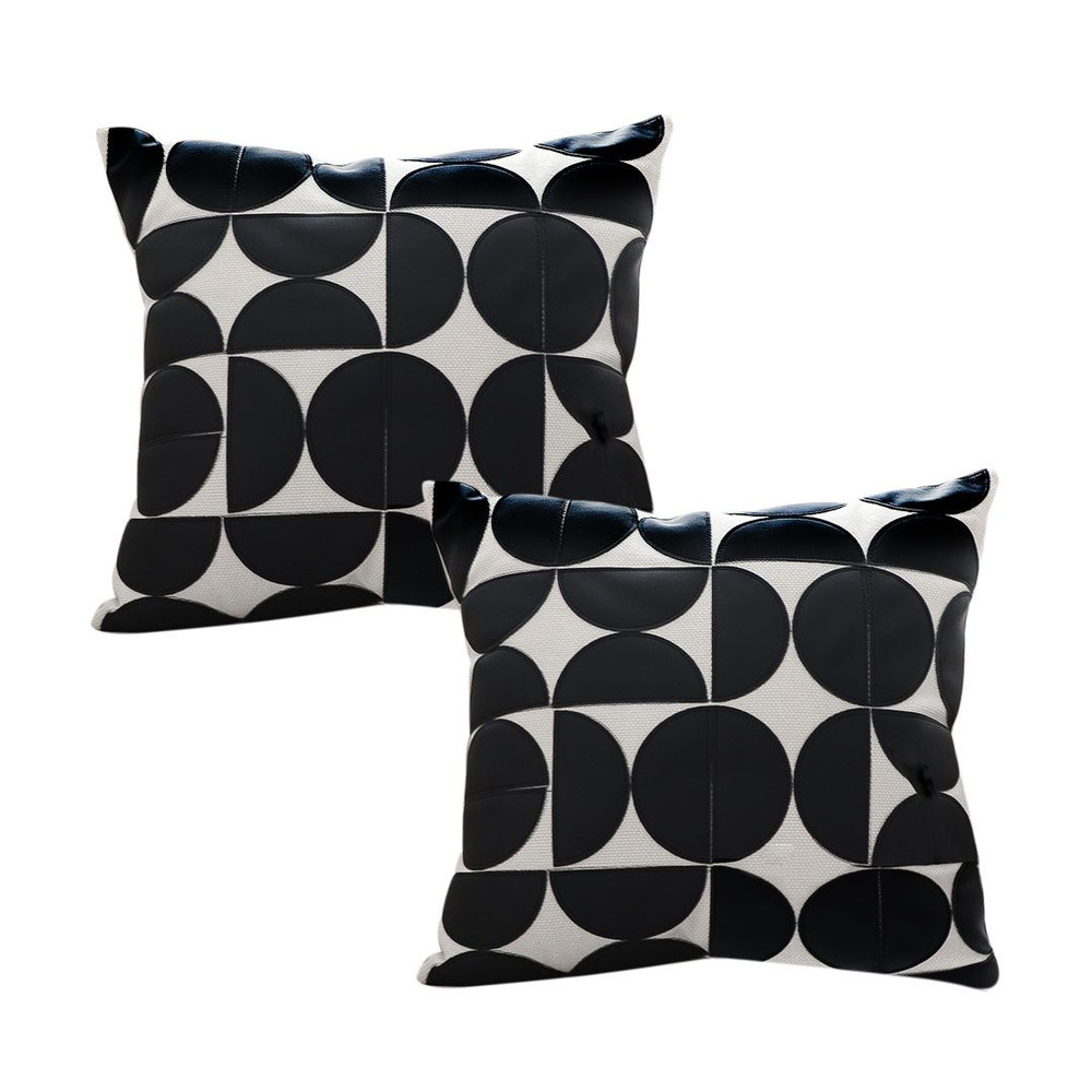 SOGA 2X 45cm Modern Geometric Circles Pillowcase 2