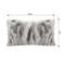 SOGA 2X 30x50cm Luxury Faux Fur Pillowcase GrayWhite 2