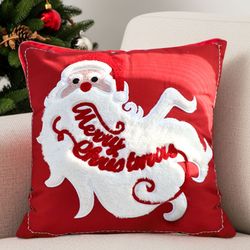 soga 2x 45cm classic santa claus christmas pillowcase