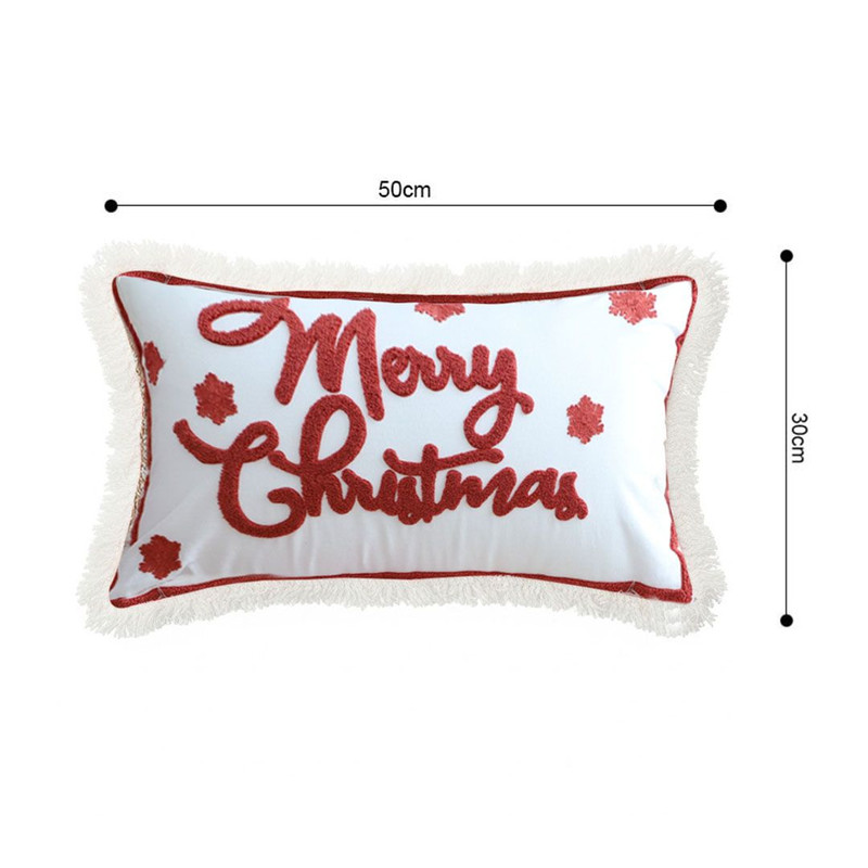 SOGA 2X 40x60cm Bold Merry Christmas Statement Pillowcase 4