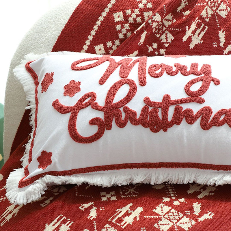 SOGA 2X 40x60cm Bold Merry Christmas Statement Pillowcase 6