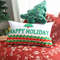 SOGA 2X 40x60cm Cheerful Happy Holidays Tree Pillowcase 0