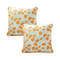 SOGA 2X 45cm Orange Floral Dream Pillowcase 1