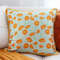 SOGA 2X 45cm Orange Floral Dream Pillowcase 6