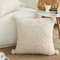 SOGA 2X 45cm Luxe Cream Boucle Pillowcase 0