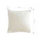 SOGA 2X 45cm Pure White Boucle Bliss Pillowcase 2