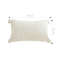 SOGA 2X 30x50cm Ivory Sherpa Lumbar Pillow With Tassel Details 4