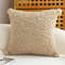 SOGA 2X 45cm Warm Beige Boucle Comfort Pillowcase 0