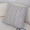 SOGA 2X 45cm Light Gray Diamond Knit Pillowcase 2
