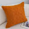 SOGA 2X 45cm Burnt Orange Diamond Knit Pillowcase 3