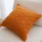 SOGA 2X 45cm Burnt Orange Diamond Knit Pillowcase 4