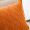 SOGA 2X 45cm Burnt Orange Diamond Knit Pillowcase 5