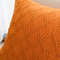SOGA 2X 45cm Burnt Orange Diamond Knit Pillowcase 6