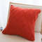 SOGA 2X 45cm Classic Red Diamond Knit Pillowcase 3