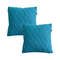 SOGA 2X 45cm Turquoise Diamond Knit Pillowcase 1