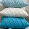 SOGA 2X 45cm Turquoise Diamond Knit Pillowcase 3