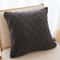 SOGA 2X 45cm Charcoal Grey Cable Knit Pillow Cover 2