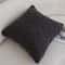 SOGA 2X 45cm Charcoal Grey Cable Knit Pillow Cover 6