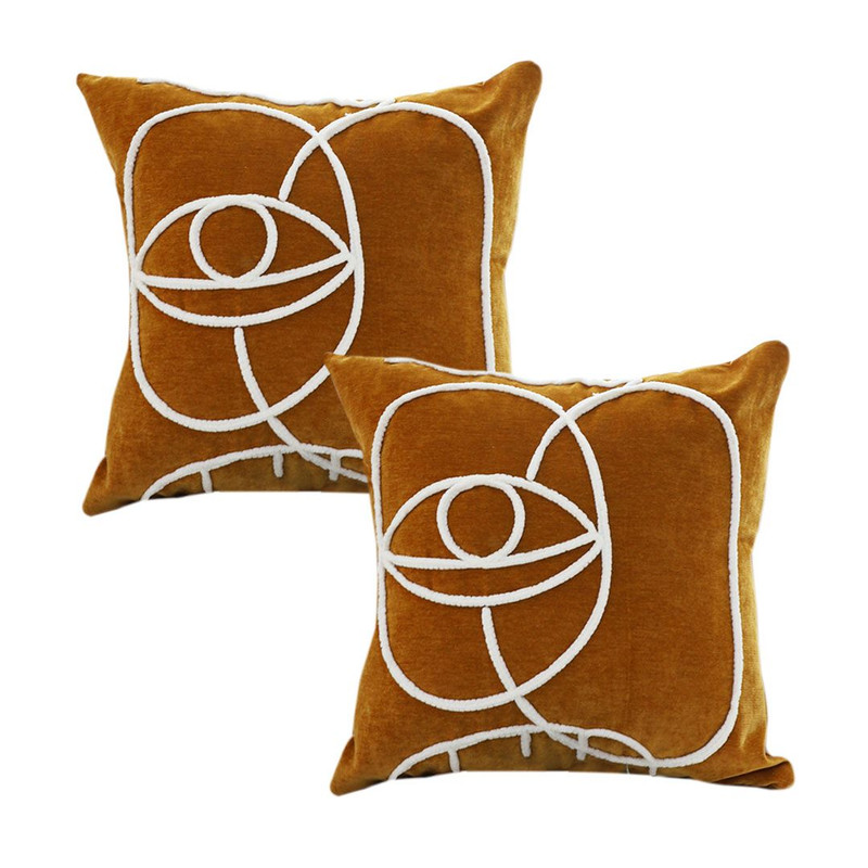 SOGA 2X 45cm Geometric Circle Harmony Pillowcase 1
