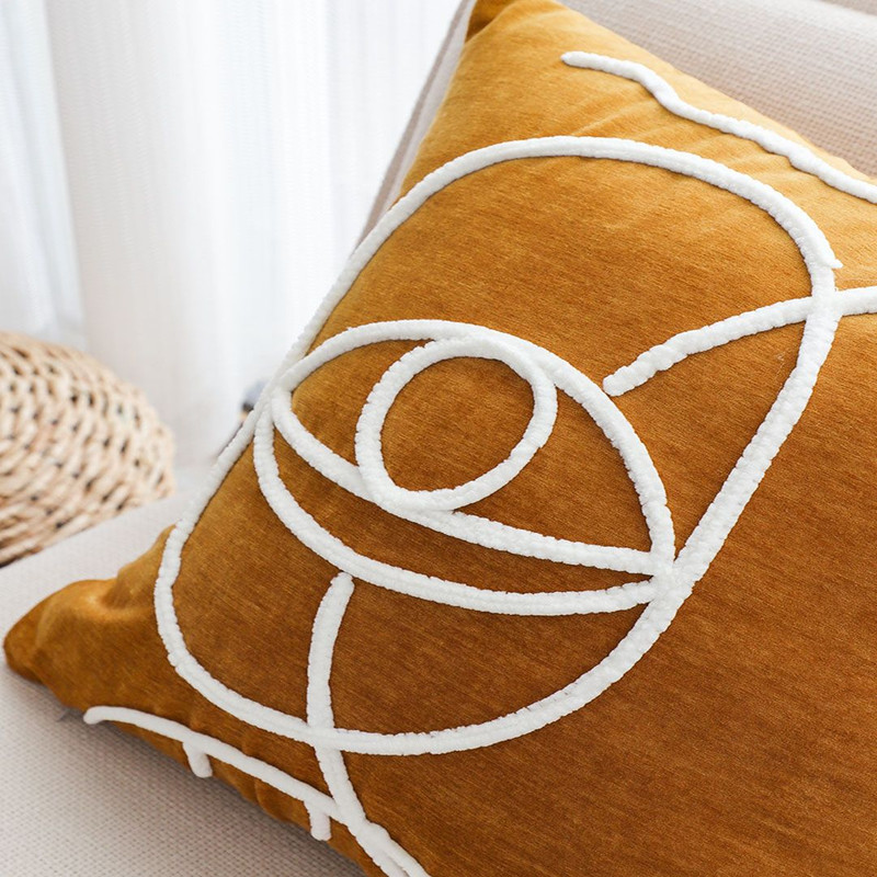 SOGA 2X 45cm Geometric Circle Harmony Pillowcase 5
